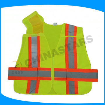 oem or odm hi visibility cheap security sleeveless work vest